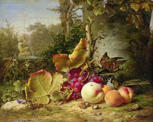 Ovoce a vrabci, 1863